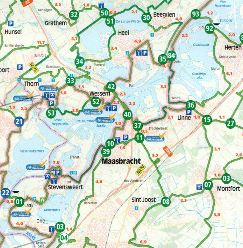 Fietsroute 3 Langs Limburgse Molens