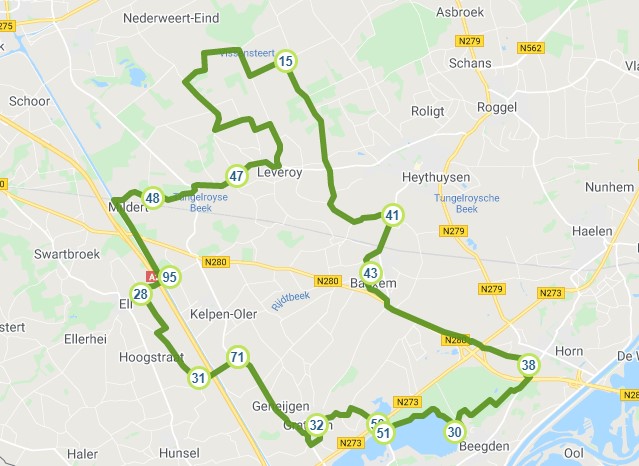 Fietsroute 8 Voorjaar in Leudal